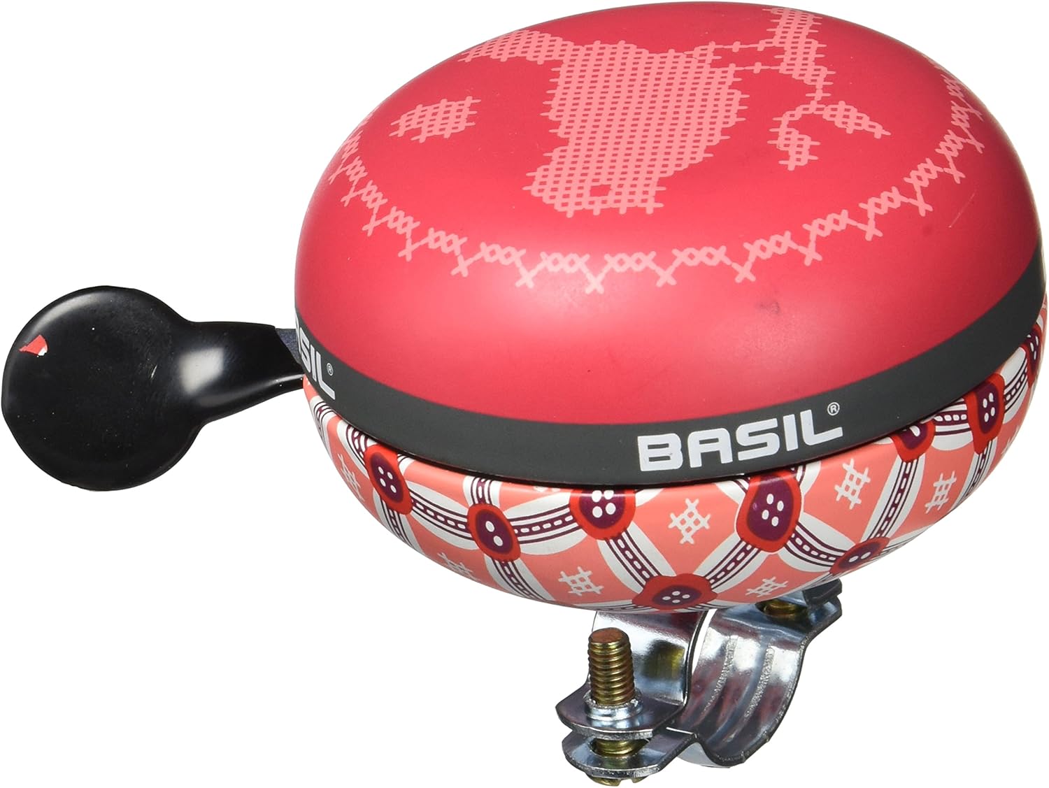 BASIL Big Bell BOHÉME kerékpár csengő madár mintával 0