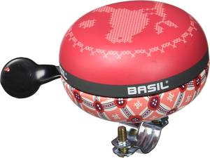 BASIL Big Bell BOHÉME kerékpár csengő madár mintával 